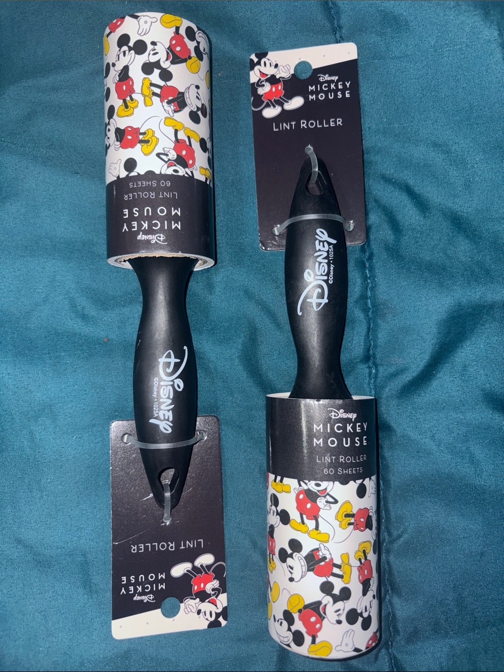 Disney Mickey Mouse Lint Roller - 60 sheets each x 2